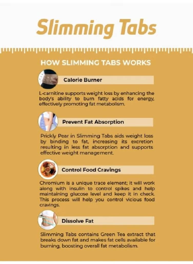 Paxas Slimming Tabs I 20 Effervescent Tablets I Orange Flavor I Weight Maintenance and Weight Control I L-Carnitine I Green Tea Extract I Pirckly Pear Extract - Image 4